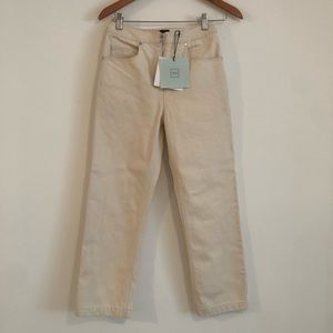 Theory Turner 2.0 light cream jeans size 24.